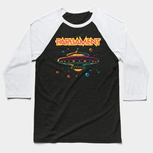 Parliament Funkadelic Retro Mothership UFO Rock Funk Throwback Baseball T-Shirt